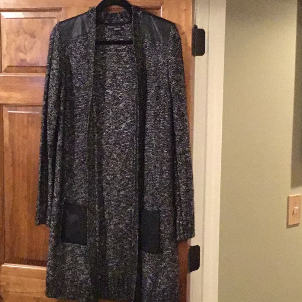 Long Black Cardigan